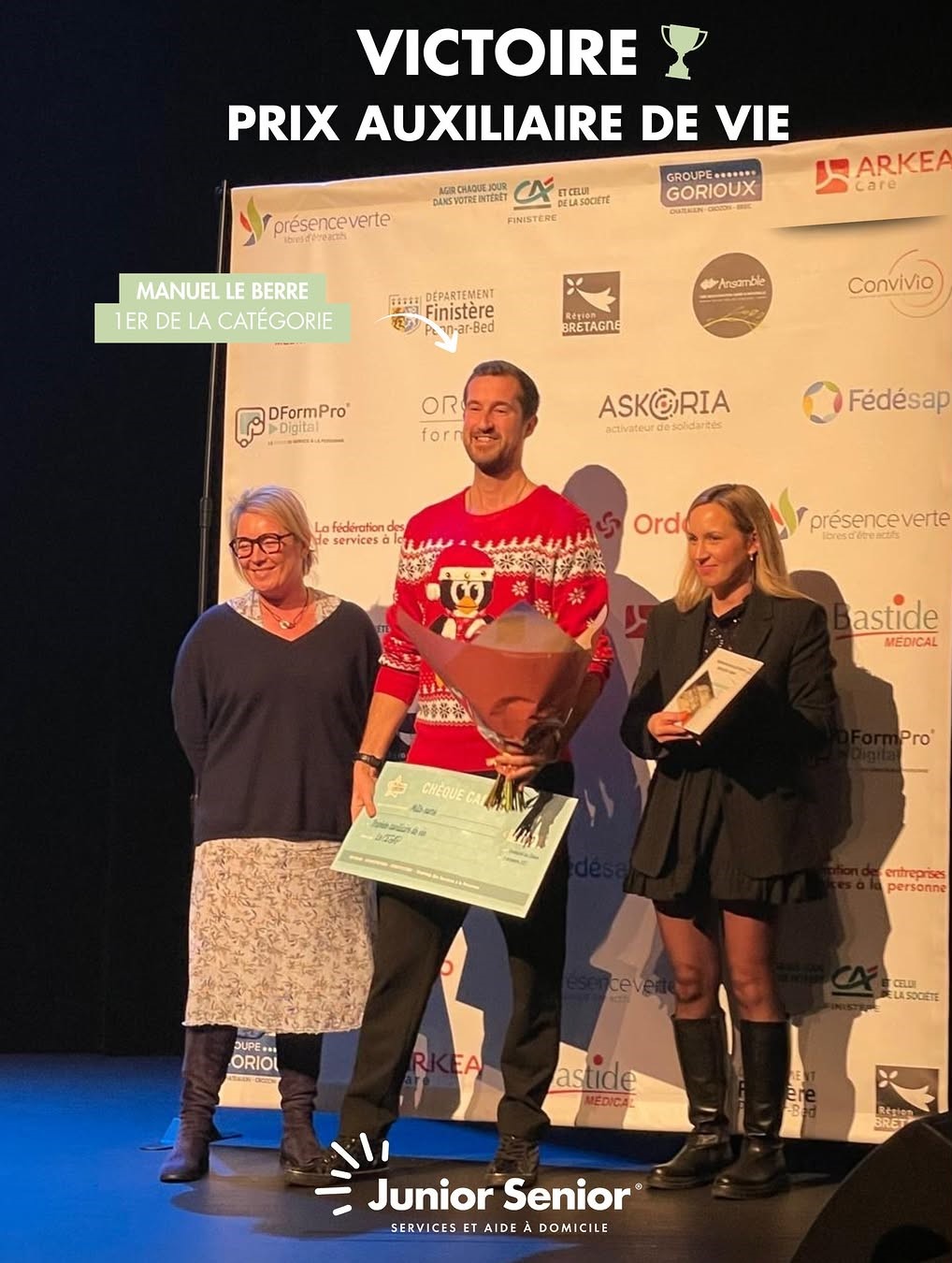 Trophées des Services à la Personne 2025 - 1er prix Auxiliaire de vie