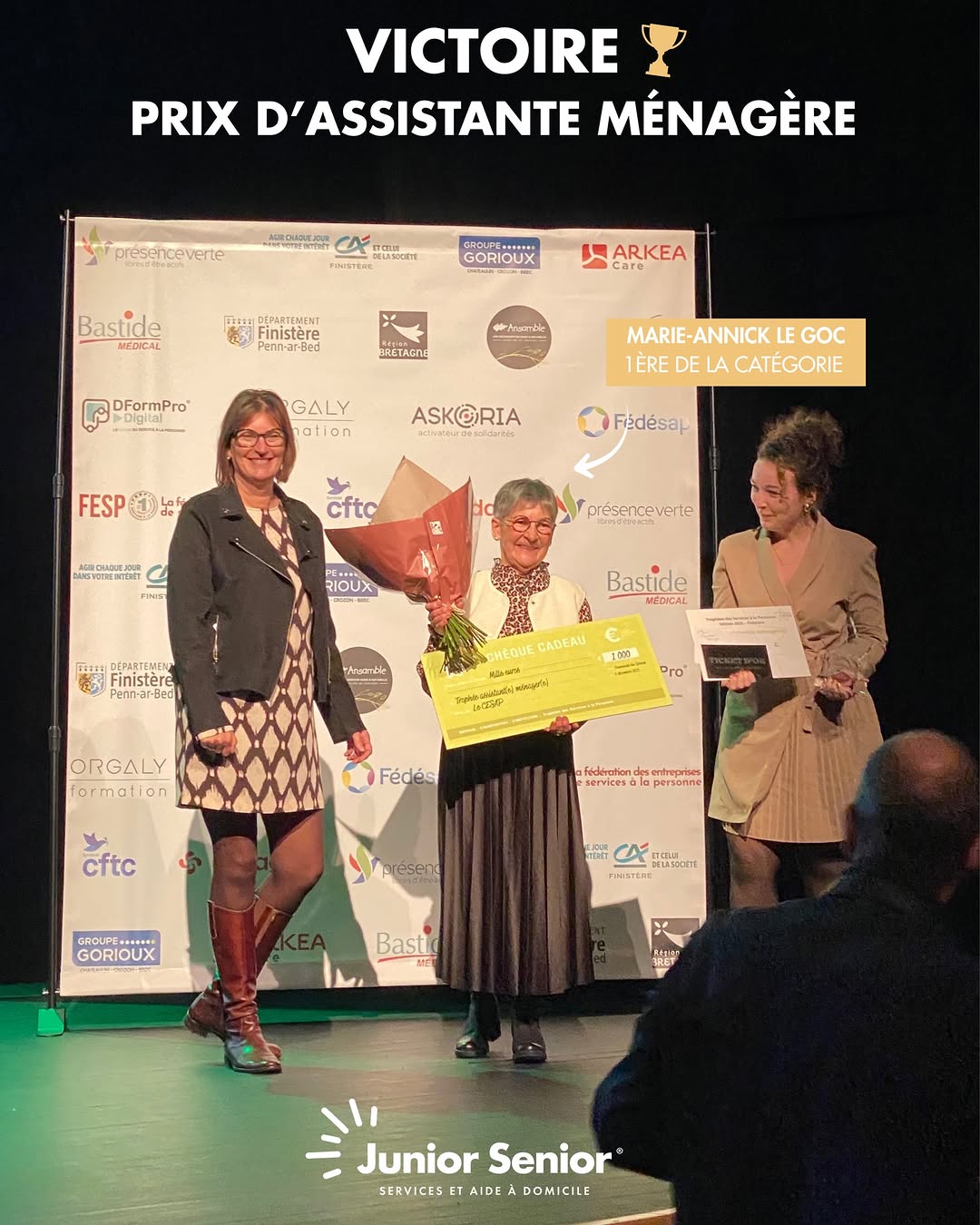 Trophées des Services à la Personne 2025 - 1er prix Assistante Ménagère